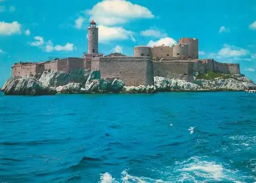 France postcard Marseille le chateau d'If