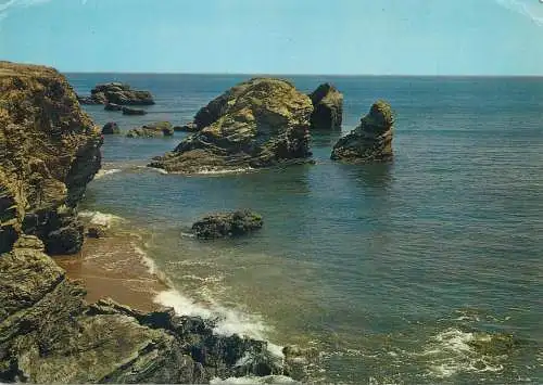 France postcard La vendee touristique la corniche vendeene Saint Hilaire de Riez 1982