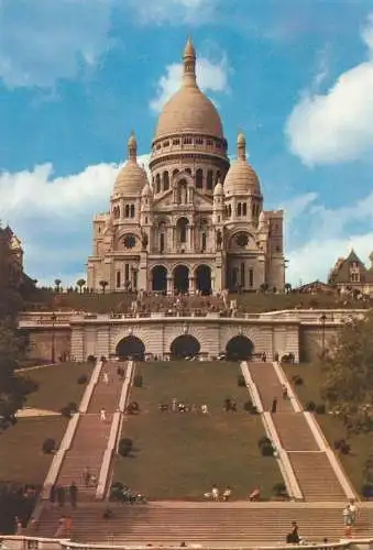 France postcard Paris la basilique du Sacre Coeur 1967