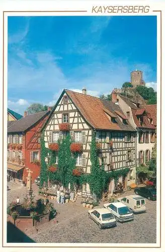 France postcard Alsace Haute Rhin maison alsacienne 1995