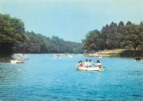 France postcard Anor Nord Parc d'Attractions La Galoperie canotage sur l'Etang