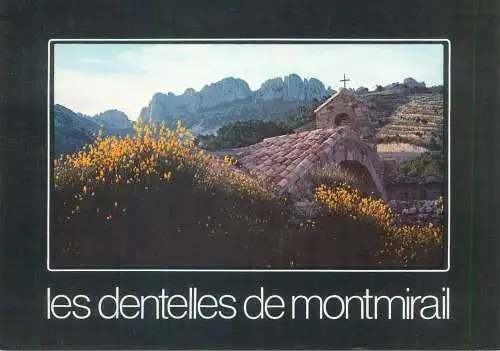 France postcard Vaucluse les dentelles de montmirail 1983