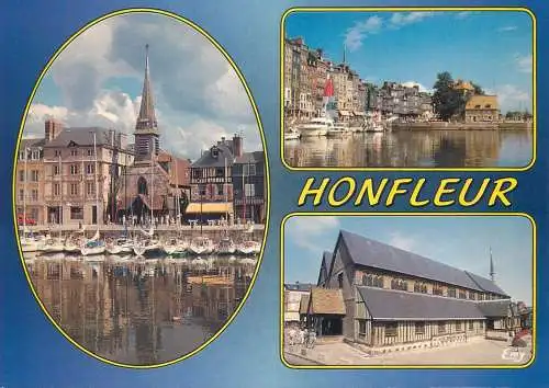 France postcard Honfleur Calvados 1991
