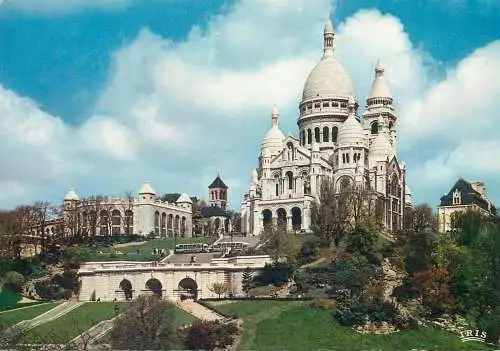 France postcard Paris la basilique du Sacre Coeur de Montmartre