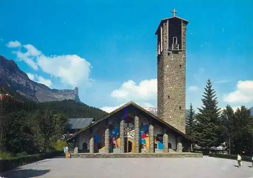 France postcard Au pays du Mont Blanc l'Eglise Notre Dame de toute grace Plateau d'Assy Haute Savoie