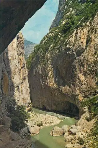 France postcard Les Gorges du Verdon 1980