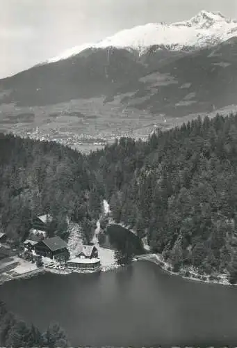 Austria postcard Tristachersee Blick auf und Lienz