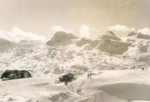 Austria postcard Blick vom Berghaus auf die Ubungshange