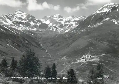 Austria postcard Kolnerhaus mit Furgler Tirol