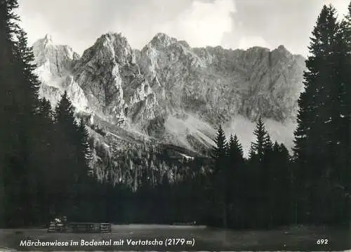 Austria postcard Marchenwiese im Bodental mit Vertatscha
