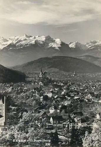 Austria postcard Rankweil Voralberg aerial scene