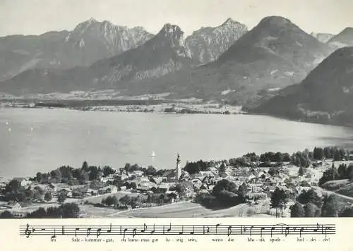 Austria postcard St. Gilgen am Wolfgangsee 1962