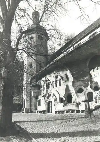 Germany postcard Schwabisch Gmund Felsenkapelle St. Salvator