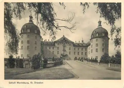Germany postcard Schloss Moritzburg Dresden
