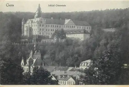 Germany postcard Gera schloss Osterstein