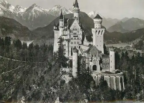 Germany postcard Neuschwanstein castle