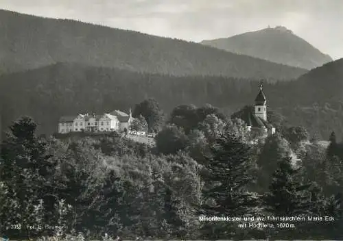 Germany postcard Maria Eck mit Hochfelin minoritenkloster