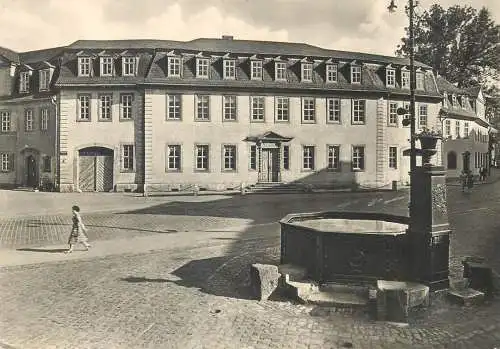 Germany postcard Weimar Goethe house at the Frauenplan