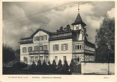 Germany postcard Kurheim Sachsische Schweiz im kurort Gohrisch
