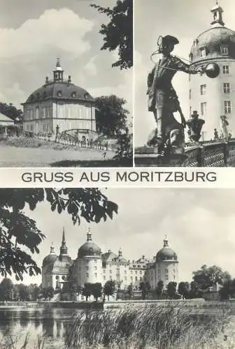 Germany postcard Gruss aus Moritzburg multi view