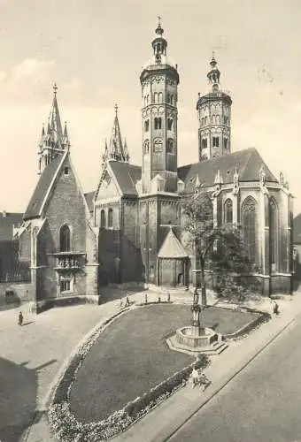 Germany postcard Naumburg Saale Dom und Dreikonigskapelle