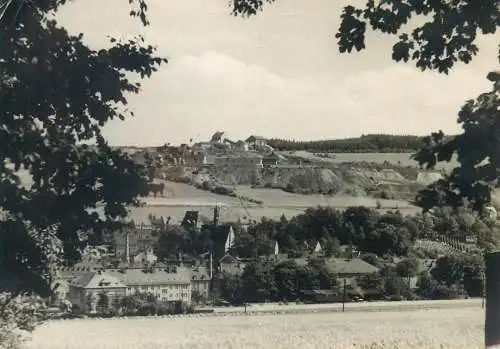Germany postcard Ehrenfriedersdorf Erzgebirge mit Sauberg 1962