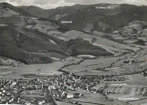Germany postcard Kirchzarten Baden panorama
