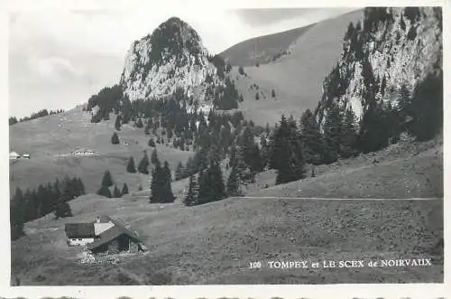 Switzerland postcard Tompey et Le Scex de Noirvaux