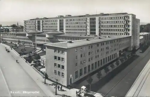Switzerland postcard Basel Burgerspital