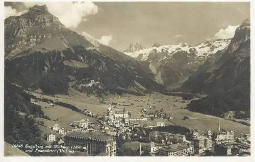 Switzerland Engelberg mit Kahnen und Spannorter