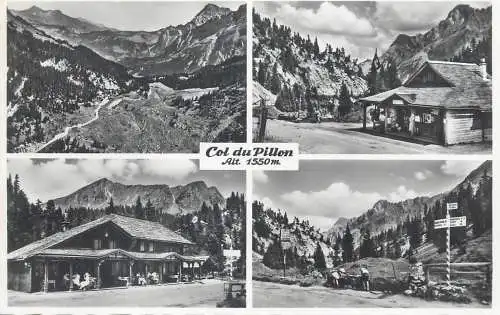 Switzerland Col du Pillon multi view 1953