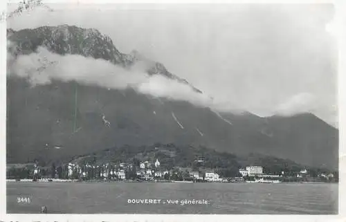 Switzerland Bouveret general view of mountain peak