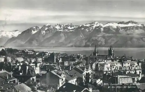 Switzerland Lausanne Alpes de Savoie view
