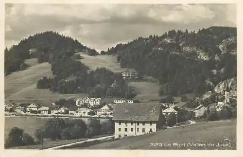 Switzerland Le pont Vallee de Joux 1941