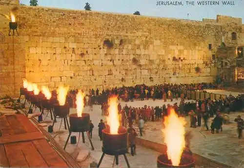 Israel Jerusalem western wall wailing wall 1973