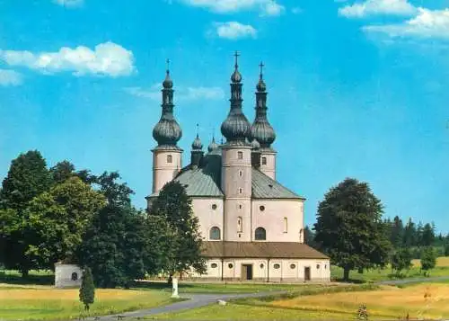 Postcard Germany Kappl bei Waldsassen kirche
