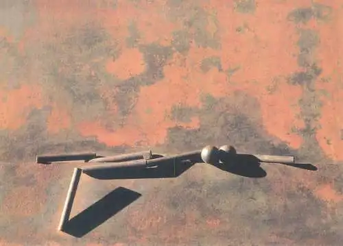 Postcard Fritz Koenig Epitaph fur 2 August 1981 Eisen