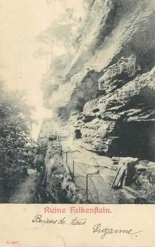 Falkenstein scenic 1903 Postkarte
