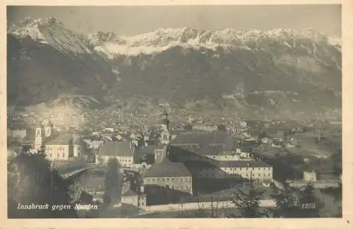 Innsbruck gegen Nordeb Foto-AK 1931
