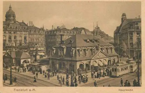 Frankfurt a. Main Hauptwache tram tramway