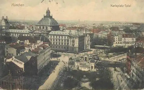 Munchen Karlsplatz Total 1908