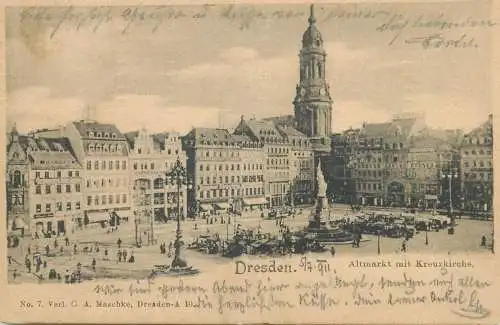 Dresden 1911 Altmarkt