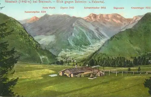 Nosslach bei Steinach gegen Schmirn und Valsertal