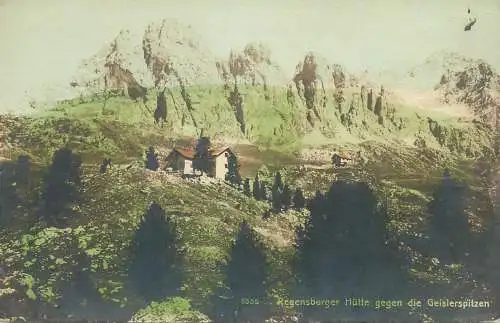 Die Geislerspitzen Gruppo delle Odle Regensburger Hutte