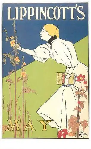 Dalkeith`s classic poster advertising postcard USA 1895 William Carqueville Lippincotts