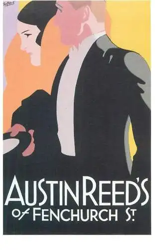 Dalkeith`s classic poster advertising postcard UK 1928 Tom Purvis Austin Reeds Fenchurch st