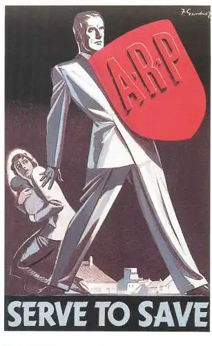Dalkeith`s classic poster advertising postcard UK 1939 F. Gardener serve to save