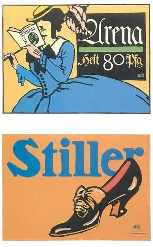 Dalkeith`s classic poster advertising postcard Lucian Bernhard 1906 Stiller
