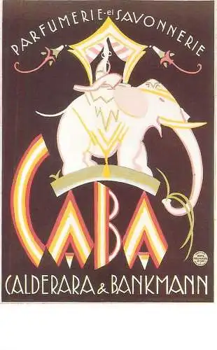 Dalkeith`s classic poster advertising postcard France 1922 Hans Neumann perfumes and soaps Calderara Bankmann CABA