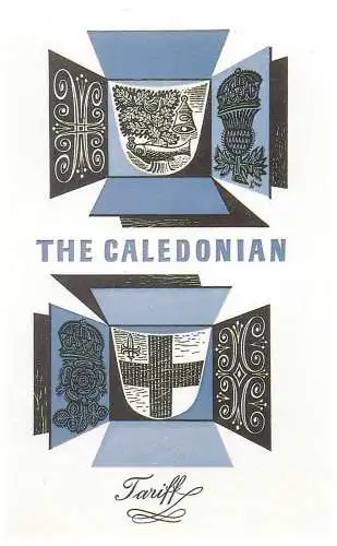 Dalkeith`s classic poster advertising postcard The Caledonian Tariff